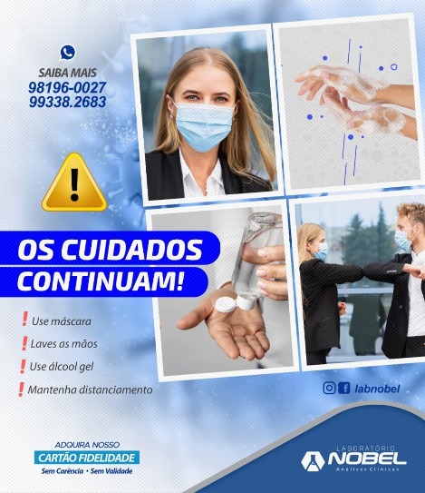 Os cuidados continuam!!!
